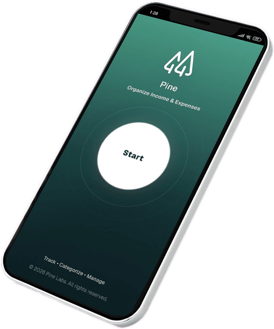 Pine App — Organize Income & Expenses